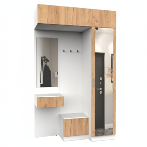 Набор мебели для прихожей "Марсель-255" МР 01-255 В2490 Ш1500 Г580 (ЛД..